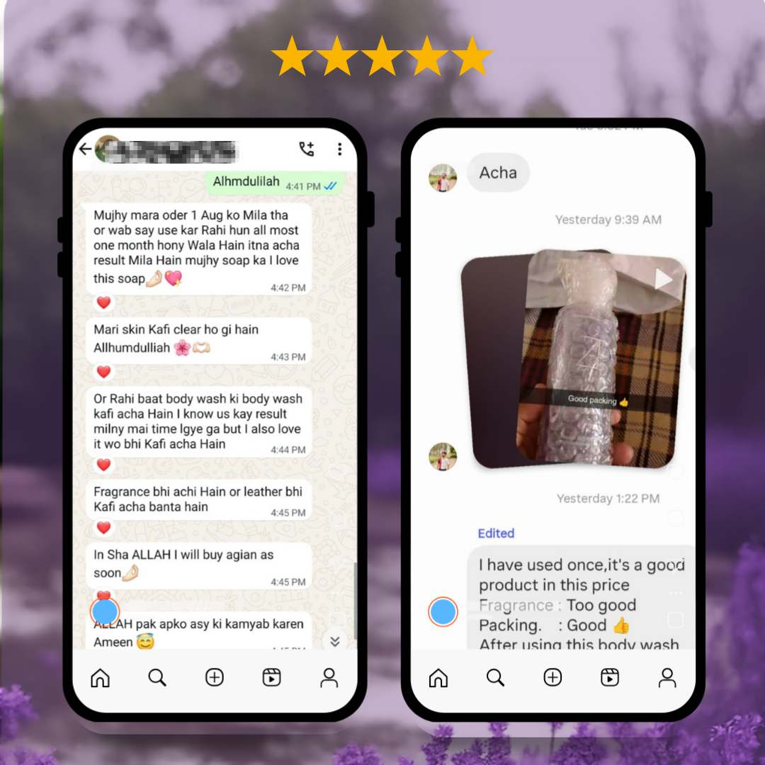 Lavender Whitening Body Wash