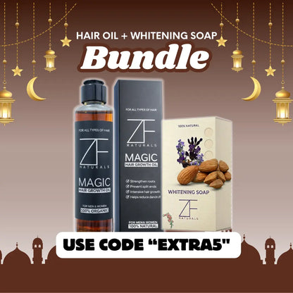 Bundle – Hair Oil (200ml) & Whitening Soap (FREE Shipping)