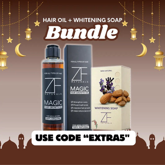 Bundle – Hair Oil (200ml) & Whitening Soap (FREE Shipping)