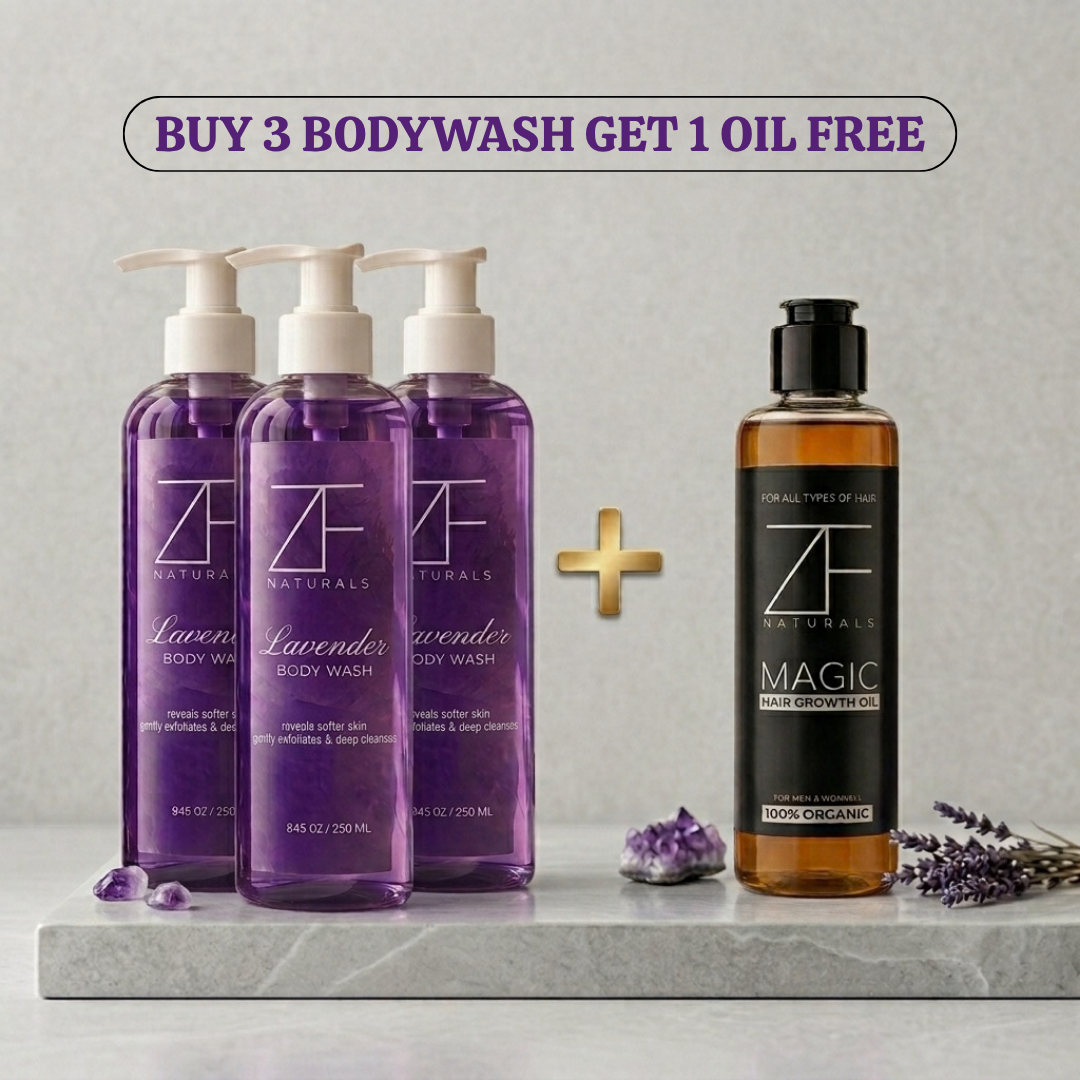 Bundle- Buy 3 Bodywash Get 1 Hair Oil FREE (FREE SHIPPING)
