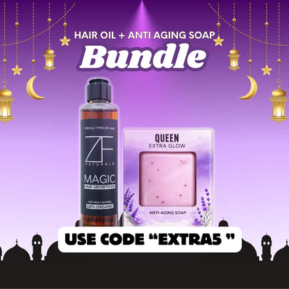 Bundle – Oil (200ml) & Queen Extra Glow (FREE Shipping)