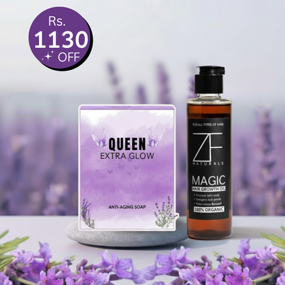 Bundle – Oil (200ml) & Queen Extra Glow (FREE Shipping)