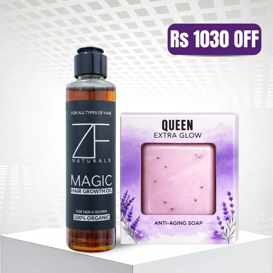 Bundle – Oil (200ml) & Queen Extra Glow (FREE Shipping)