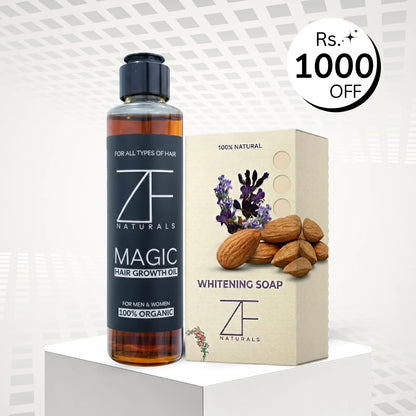 Bundle – Hair Oil (200ml) & Whitening Soap (FREE Shipping)