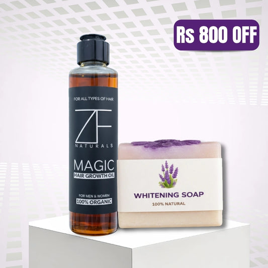 Bundle – Hair Oil (200ml) & Whitening Soap (FREE Shipping)