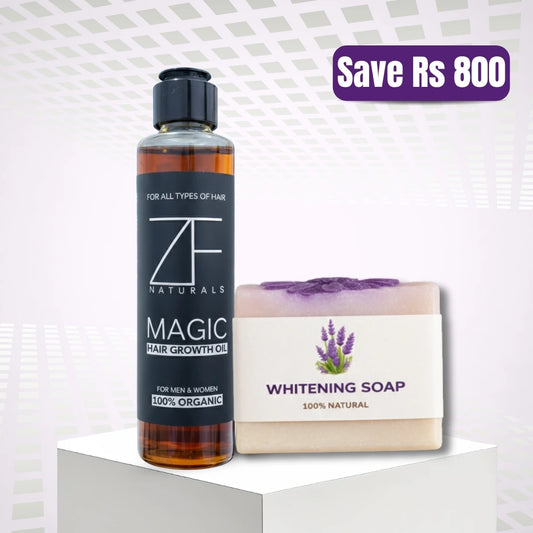 Bundle – Hair Oil (200ml) & Whitening Soap (FREE Shipping)